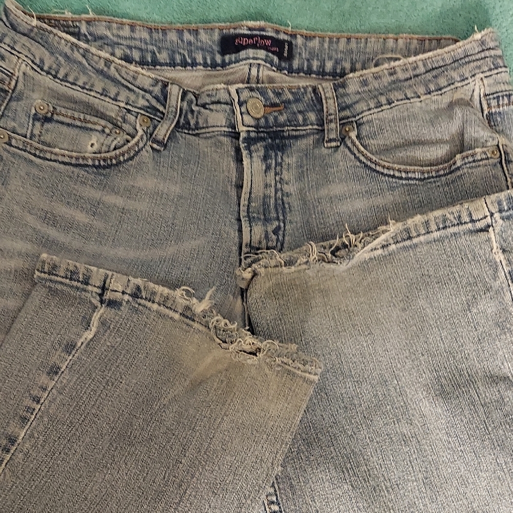 Levi's Worn Women's 518 Blue Jeans
